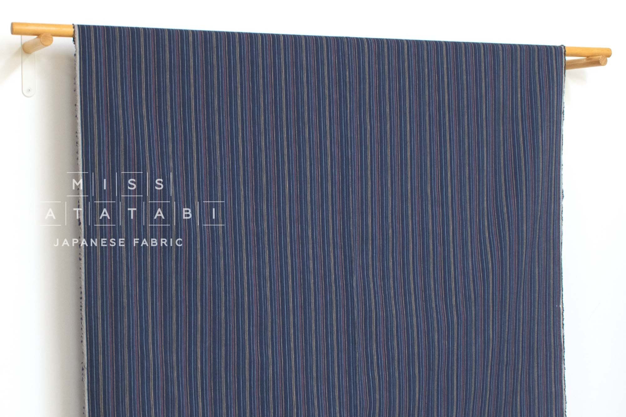 Japanese Fabric Yarn Dyed Shijira Stripes - 2 - 50cm