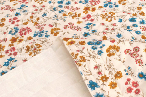 Japanese Quilted Cotton Erica - A - 50cm