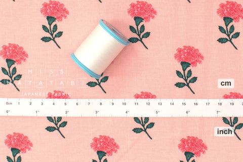 Cotton + Steel Rifle Paper Co. Vintage Garden Marisol - pink - 50cm