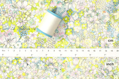 Japanese Fabric Ava's Garden - green - 50cm