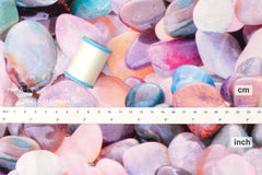 Japanese Fabric Power Stone Print - 50cm