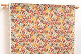 Japanese Fabric Ripple Wave Lawn Wild Summer - A - 50cm