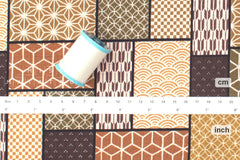 Japanese Fabric Wagara Patches - B - 50cm