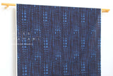 Japanese Fabric Indigo Style Shibori Print II - A - 50cm