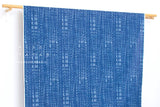 Japanese Fabric Indigo Style Shibori Print II - B - 50cm