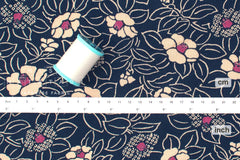 Japanese Fabric Kanokomon Tsubaki  - A - 50cm