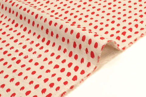 Japanese Fabric Painted - red - 50cm