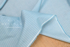 Japanese Fabric Yarn Dyed Cotton Check - blue - 50cm