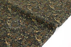 Japanese Fabric Corduroy Where the Animals Meet - E - 50cm