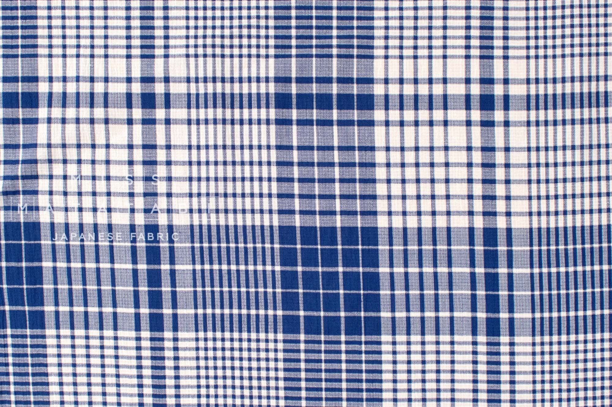 Yarn Dyed Cotton Plaid - blue