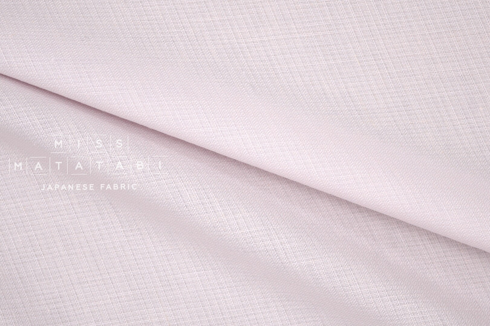 Japanese Fabric Yarn-Dyed Deadstock Cotton - pale lilac - 50cm