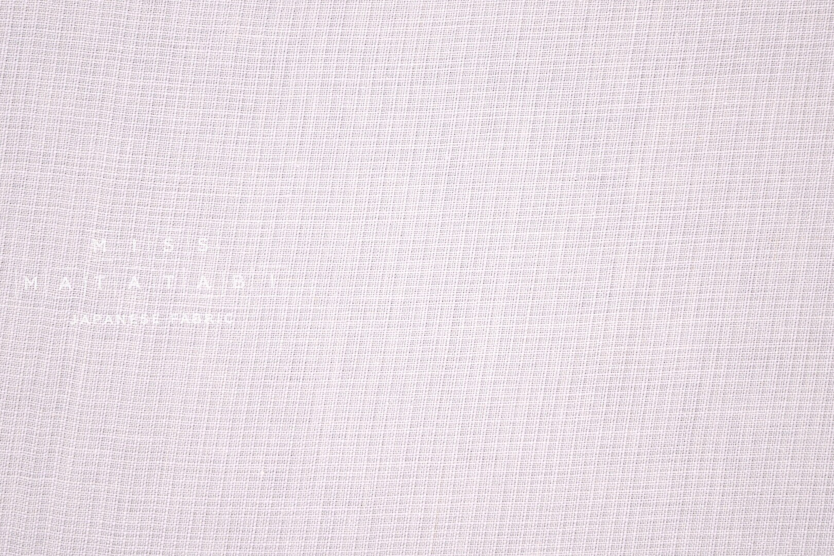 Japanese Fabric Yarn-Dyed Deadstock Cotton - pale lilac - 50cm