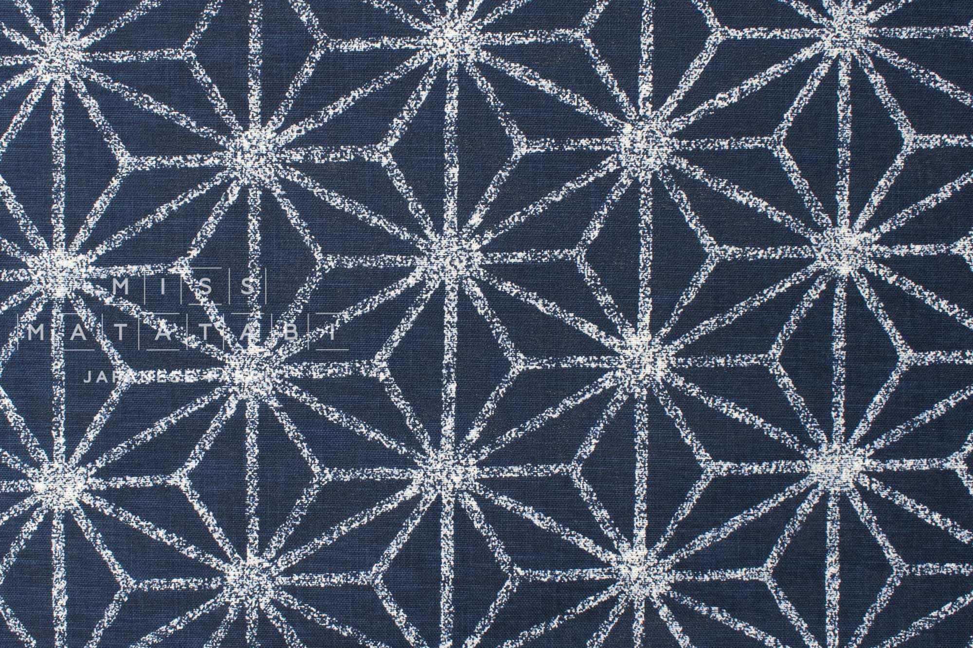 Japanese Fabric Asanohana - 1A - 50cm