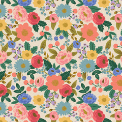 Cotton + Steel Rifle Paper Co. Vintage Garden Vintage Blossom - cream metallic - 50cm
