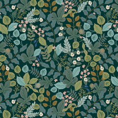 Cotton + Steel Rifle Paper Co. Vintage Garden Verte - hunter - 50cm