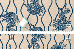 Japanese Fabric Ryu Dragon - 9B - 50cm