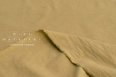 Japanese Fabric Washed Cotton - sand beige 10 - 50cm