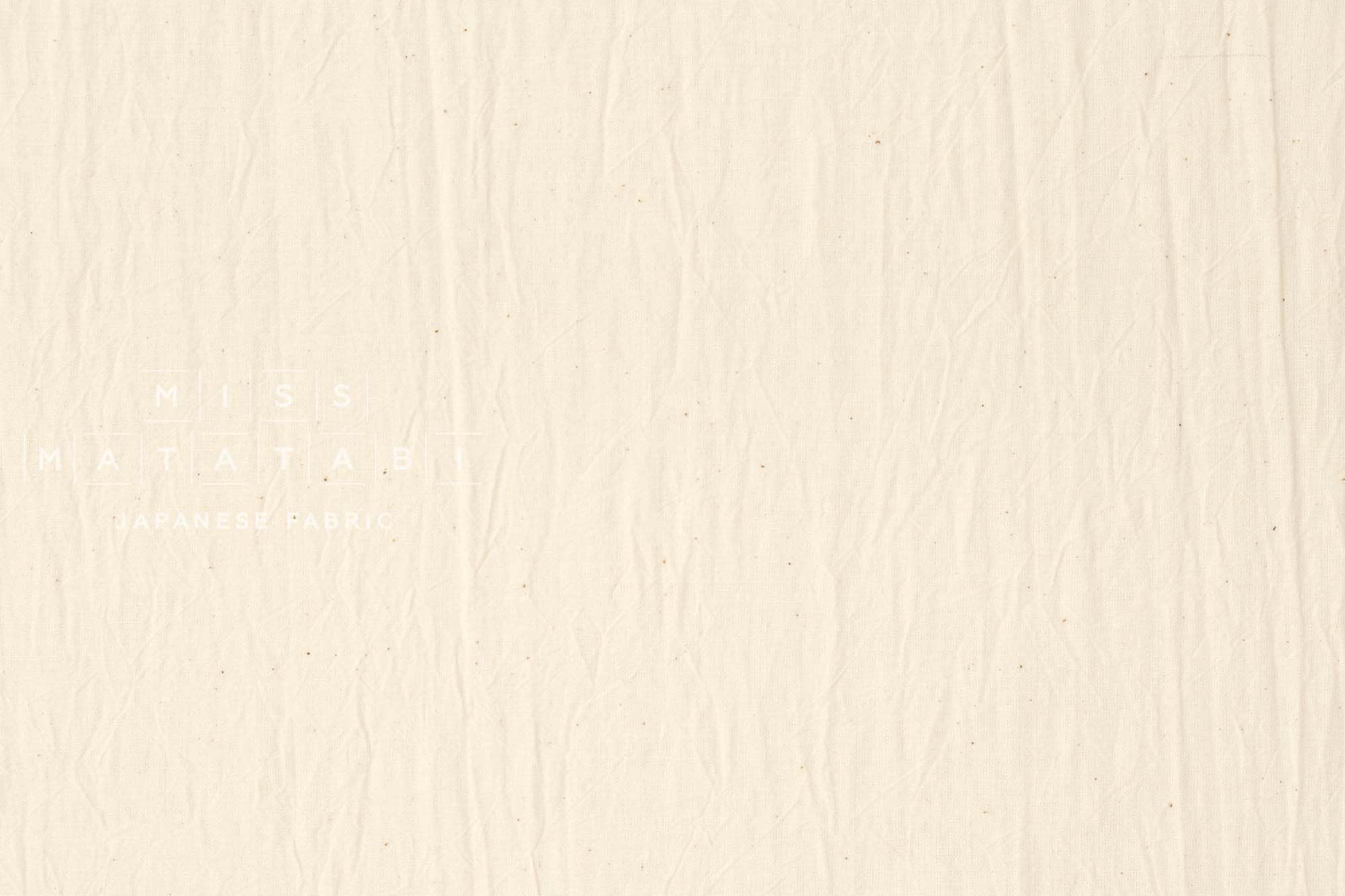 Japanese Fabric Washed Cotton - unbleached KN - 50cm