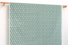 Cotton + Steel Rifle Paper Co. Vintage Garden Lily - mint metallic - 50cm