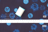 Japanese Fabric Indigo Style Shibori Print - A - 50cm
