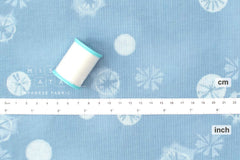 Japanese Fabric Indigo Style Shibori Print - C - 50cm