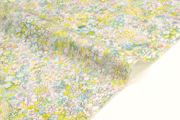 Japanese Fabric Ava's Garden - green - 50cm