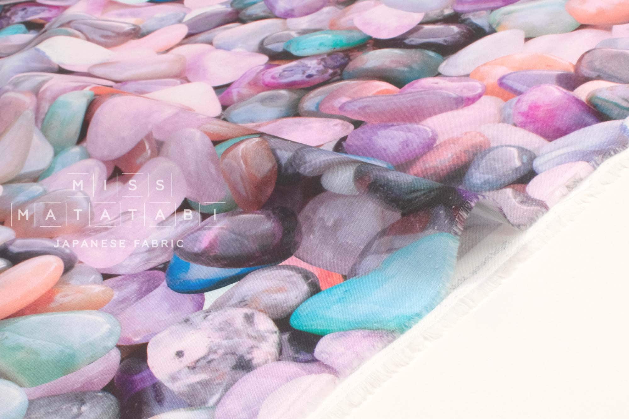 Japanese Fabric Power Stone Print - 50cm
