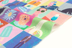 Japanese Fabric 90s Boy - 50cm