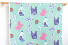 Japanese Fabric 90s Boy at Home - 50cm