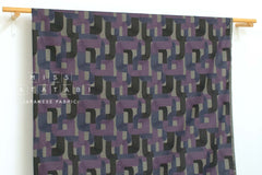 Japanese Fabric Connecting - purple, grey - 50cm