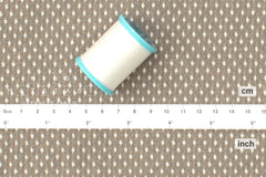 Japanese Fabric Yarn-Dyed Dot Dobby - taupe - 50cm