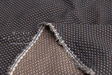 Japanese Fabric Yarn-Dyed Dot Dobby - charcoal - 50cm