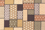 Japanese Fabric Wagara Patches - B - 50cm