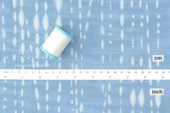 Japanese Fabric Indigo Style Shibori Print II - B - 50cm