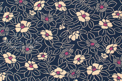 Japanese Fabric Kanokomon Tsubaki  - A - 50cm