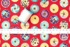 Japanese Fabric Wagasa Umbrella - C metallic - 50cm