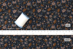 Japanese Fabric Corduroy Palais Fleur - E - 50cm