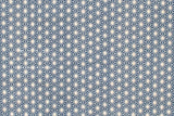 Japanese Fabric - asanoha double gauze - blue - 50cm