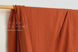 Japanese Fabric Shokunin Collection Yarn-Dyed Sun-Dried Double Gauze - orange -  50cm
