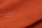 Japanese Fabric Shokunin Collection Yarn-Dyed Sun-Dried Double Gauze - orange -  50cm
