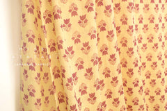 Hand Printed Indian Cotton Voile - A4 - 50cm