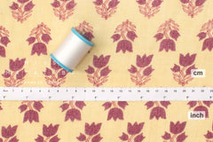 Hand Printed Indian Cotton Voile - A4 - 50cm