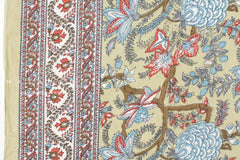 Hand Printed Indian Cotton Voile - E1 - 50cm