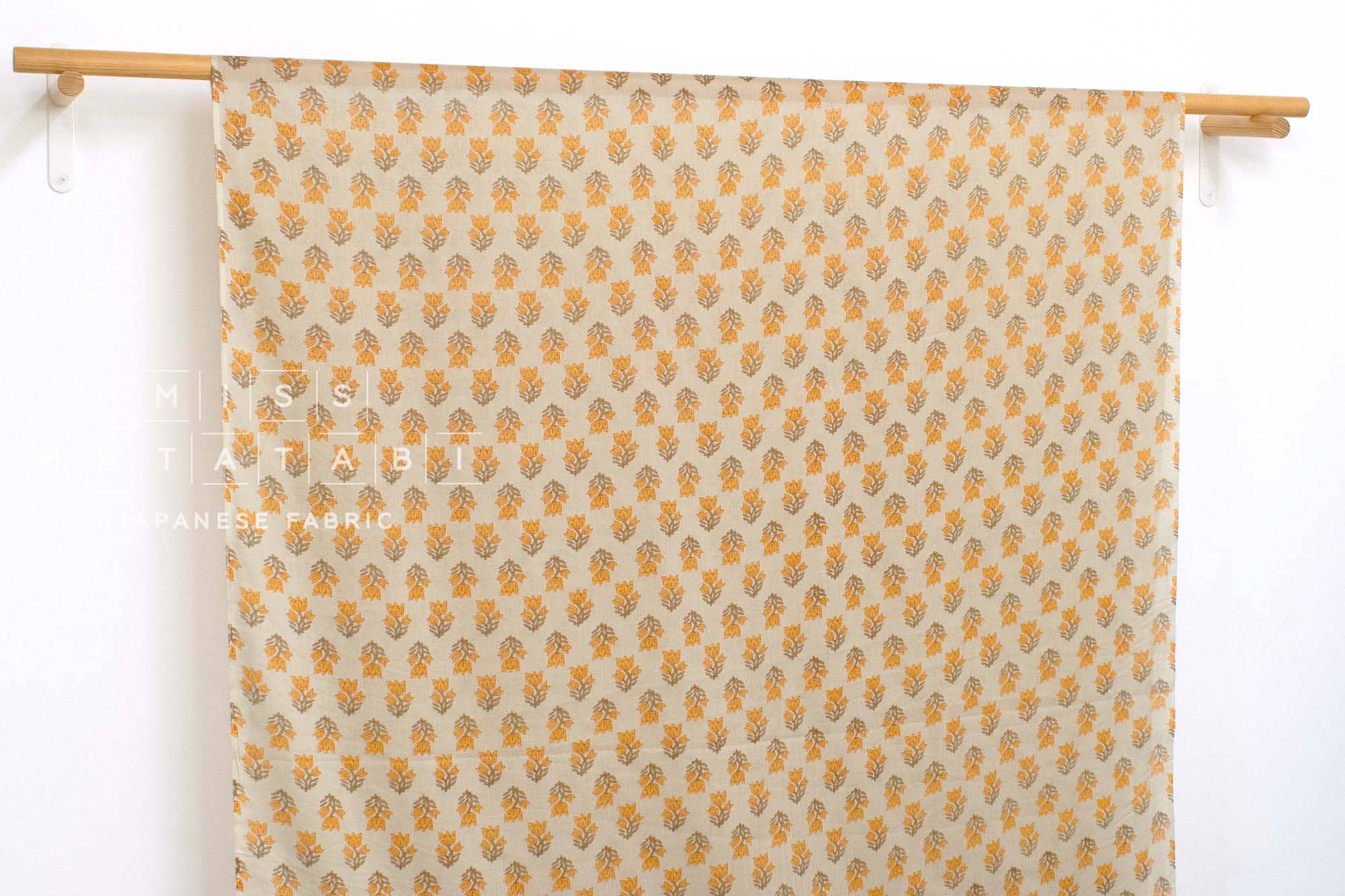 Hand Printed Indian Cotton Voile - A2 - 50cm