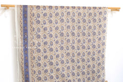 Hand Printed Indian Cotton Voile - D1 - 50cm