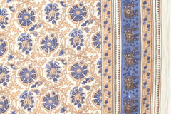 Hand Printed Indian Cotton Voile - D1 - 50cm