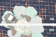 Hand Printed Indian Cotton Voile - F3 - 50cm