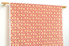 Japanese Fabric Kokka Retro Sweet Fruits Strawberry - A - 50cm