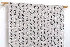 Japanese Fabric Panda Climb - grey - 50cm