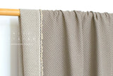 Japanese Fabric Yarn-Dyed Dot Dobby - taupe - 50cm